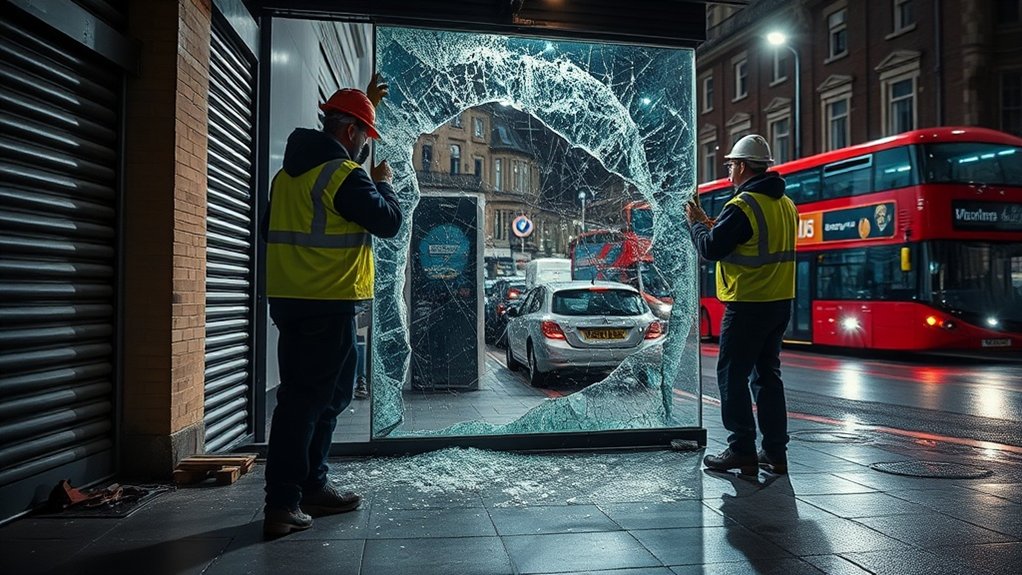 Emergency Shop Front Repair Northwood