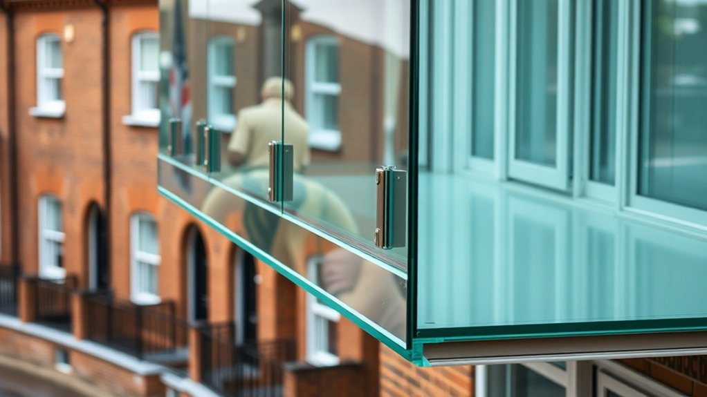 Glass Balcony Installation Northwood